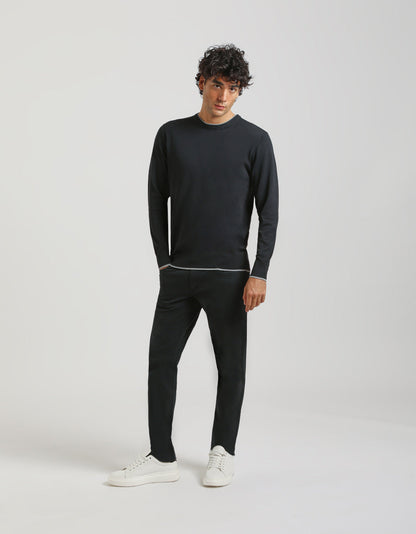 Maglia doppio collo basic