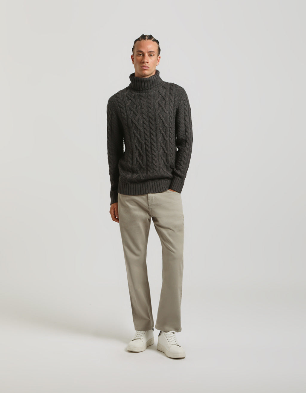 Pantaloni cinque tasche 100% cotone