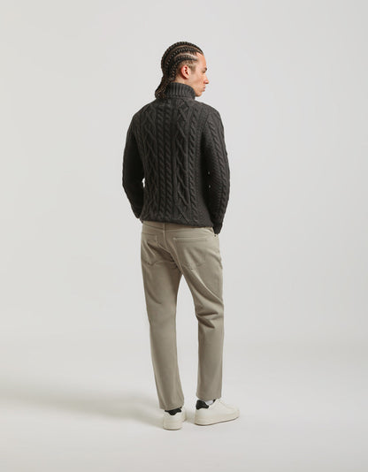 Pantaloni cinque tasche 100% cotone