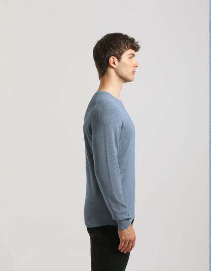 Maglia girocollo strutturata