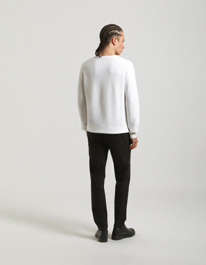 Pantaloni Chino con vita elastica