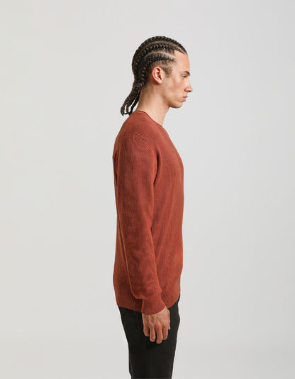 Maglia girocollo in viscosa