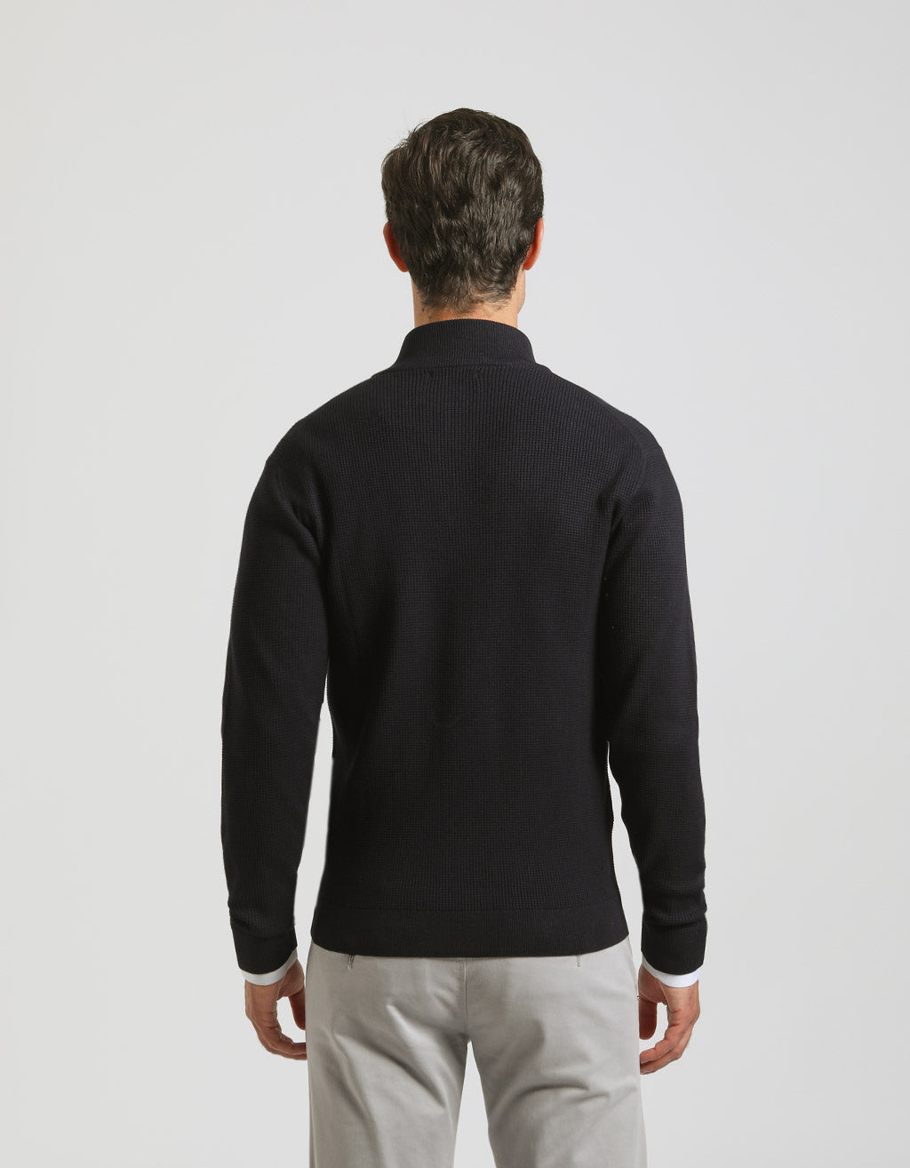 Cardigan con zip