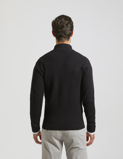 Cardigan con zip