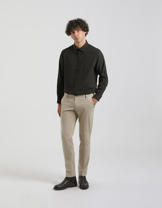 Pantaloni chino in velluto