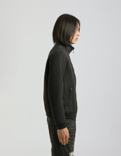 Bomber imbottito con collo lupetto