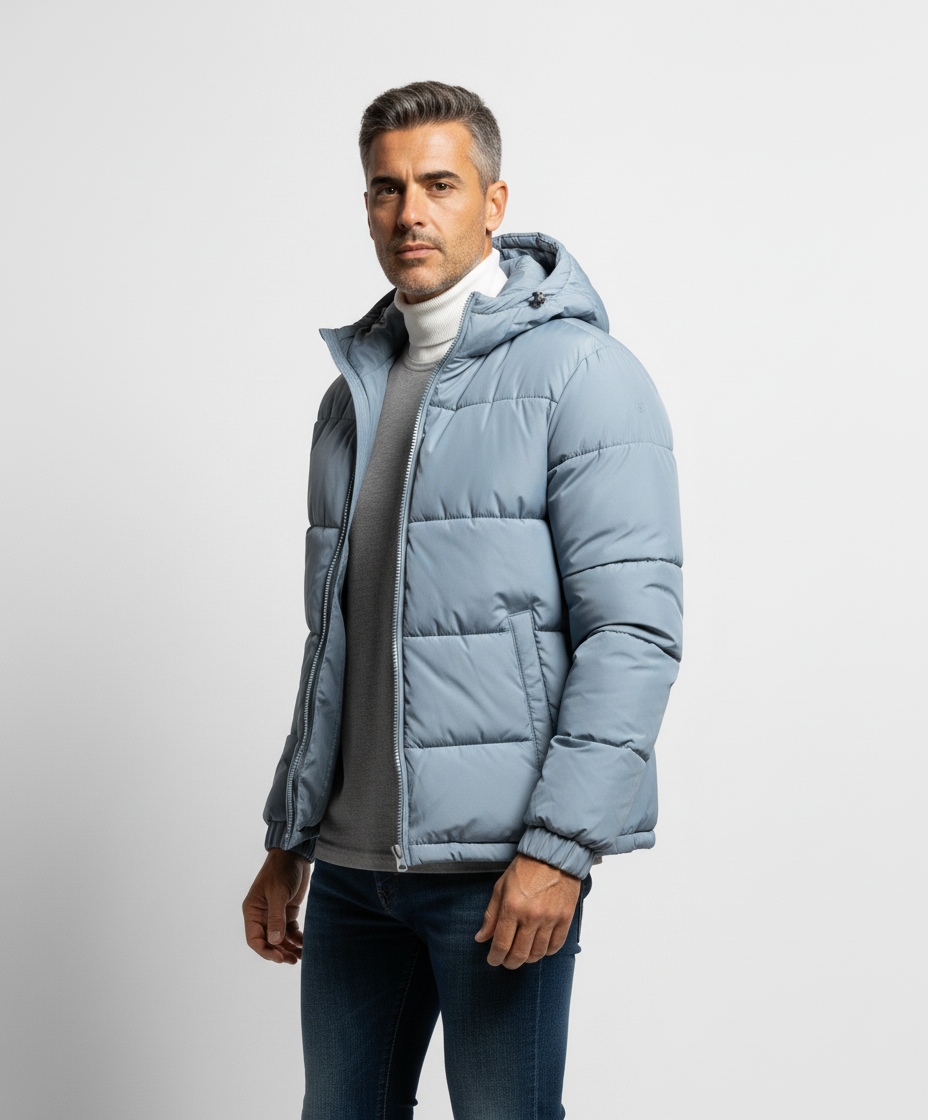 Giacca Casual Con Cappuccio